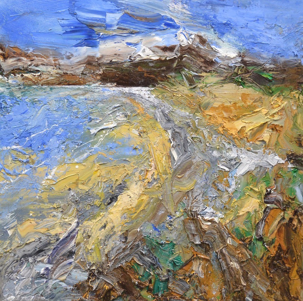 'Freshwater West, Shingle, Golden Sand' by artist Matthew Bourne